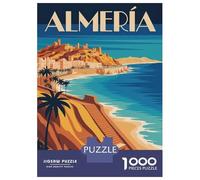 Rompecabezas De 1000 Piezas para Adultos, Regalos Almería Travel Rompecabezas Juego De Ingenio Desafío Educativo De Corte De Precisión 70x50cm/1000pcs