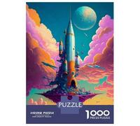 Rompecabezas De 1000 Piezas para Adultos, Regalos Amazing Rocket The Sea Rompecabezas para Adultos, Juego De Ingenio, Alivio del Estrés, Gran Regalo para Jugar 70x50cm/1000pcs