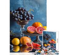 Rompecabezas de 1000 Piezas para Adultos Regalos Arte fotográfico Frutas II decoración del hogar Juguetes Grandes Regalos y Juegos prácticos Cada Pieza es única Tamaño: 50x75cm