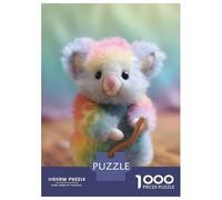 Rompecabezas De 1000 Piezas para Adultos, Regalos Baby Colorful Koala Bear Rompecabezas para Adultos, Juguetes Antiestrés, Decoración del Hogar, Desafío Educativo 52x38cm/1000pcs
