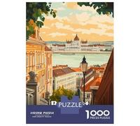 Rompecabezas De 1000 Piezas para Adultos, Regalos Budapest, Hungary Travel Rompecabezas Juego De Ingenio Desafío Educativo De Corte De Precisión 70x50cm/1000pcs