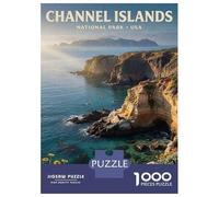 Rompecabezas De 1000 Piezas para Adultos, Regalos Channel Islands National Park Rompecabezas Juego De Ingenio Desafío Educativo De Corte De Precisión 52x38cm/1000pcs