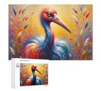 Rompecabezas de 1000 piezas para adultos, regalos coloridos de grulla en el campo, juegos de relajación, Staycation, Kill Time, regalo de cumpleaños, regalos, 1000 piezas