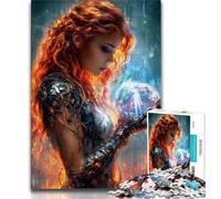 Rompecabezas de 1000 Piezas para Adultos, Regalos de Mujer soñada, Juegos Familiares, Actividades Divertidas en casa, Regalo de cumpleaños, Regalos de Viaje, 50x75cm