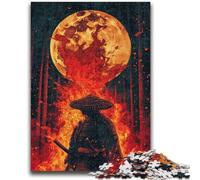Rompecabezas de 1000 Piezas para Adultos, Regalos de Ninja bajo la Luna, 1000 Piezas para Adolescentes, Juguetes educativos, Juegos antiestrés, cumpleaños (38x26cm)