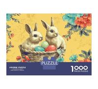 Rompecabezas De 1000 Piezas para Adultos, Regalos Easter Basket with Eggs Rompecabezas para Adultos, Juegos Relajantes, Desafío Difícil, Regalo De Cumpleaños, Regalos, 70x50cm/1000pcs