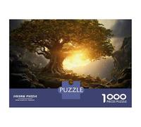 Rompecabezas De 1000 Piezas para Adultos, Regalos Golden Tree of Life -1 Rompecabezas para Adultos, Juguetes Antiestrés, Desafío Educativo De Carrera De Velocidad Manual 38x26cm/1000pcs