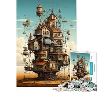 Rompecabezas de 1000 Piezas para Adultos Regalos inspirados en la invención del café Un Reto difícil de completar Juegos Familiares para Mayores de 14 años Juego de Rompecabezas Incluido (38x26cm)