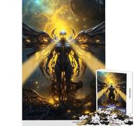 Rompecabezas de 1000 Piezas para Adultos Regalos La Caída del Arcángel decoración del hogar Juguetes Grandes Regalos y Juguetes Juego práctico Cada Pieza es única - Tamaño 38x52cm