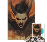 Rompecabezas de 1000 Piezas para Adultos Regalos La Furia del Abismo Rompecabezas antiestrés de 1000 Piezas Ideal para armar y Regalar a Toda la Familia (75x50cm)