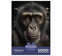 Rompecabezas De 1000 Piezas para Adultos, Regalos Monkey Portrait Rompecabezas para Adultos, Juguetes Antiestrés, Decoración del Hogar, Desafío Educativo 38x26cm/1000pcs