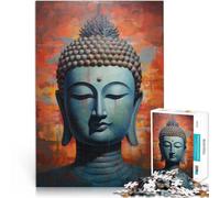Rompecabezas de 1000 Piezas para Adultos, Regalos Obra de Arte de Siddhartha Gautama Madera,Apto para Mayores de 14 años. Juego de Preguntas Donación de Obras de Arte。tamaño:50x75cm
