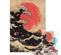 Rompecabezas de 1000 Piezas para Adultos Regalos Ojos de la Gran Ola Weirdcore para Juegos educativos Juguetes Juegos intelectuales Obras de Arte Regalos Actividades Familiares (tamaño 50x75cm)