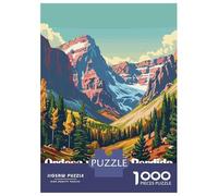 Rompecabezas De 1000 Piezas para Adultos, Regalos Ordesa Y Monte Perdido National Park Rompecabezas para Adultos, Juegos Familiares, Desafío Educativo De Ensamblaje De Patrones 38x26cm/1000pcs