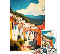 Rompecabezas de 1000 Piezas para Adultos Regalos póster de Arte Priorat Juguete de Rompecabezas para Adultos decoración de Pared Regalos de Arte de Pared para Amigos y Familiares (tamaño 38x52cm)