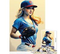 Rompecabezas de 1000 Piezas para Adultos Regalos Que Nos encantan Béisbol Decoración del hogar Juguetes Grandes Regalos y Juguetes Juego práctico Cada Pieza es única Tamaño: 38x52cm