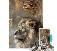 Rompecabezas de 1000 Piezas para Adultos Regalos Rompecabezas de El Rey León Juegos Divertidos para Adultos Mejora la Memoria Un Reto para completar (tamaño 38x52cm)