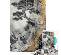 Rompecabezas de 1000 Piezas para Adultos Regalos Rompecabezas de Olas furiosas Juguete de Rompecabezas para Adultos decoración de Pared Arte de Pared Regalos para Amigos y Familiares (tamaño 50x75cm)