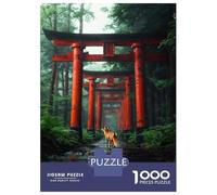 Rompecabezas De 1000 Piezas para Adultos, Regalos Sacred Fox Spirit Journey Rompecabezas para Adultos, Juegos Familiares, Desafío Educativo De Ensamblaje De Patrones 38x26cm/1000pcs