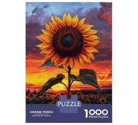 Rompecabezas De 1000 Piezas para Adultos, Regalos Sunflower at Sunset Rompecabezas para Adultos, Juguetes Antiestrés, Decoración del Hogar, Desafío Educativo 70x50cm/1000pcs