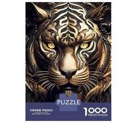 Rompecabezas De 1000 Piezas para Adultos, Regalos The Golden Tiger Lord Rompecabezas para Adultos, Juguetes Antiestrés, Decoración del Hogar, Desafío Educativo 38x26cm/1000pcs