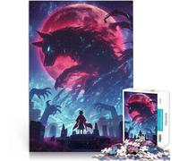 Rompecabezas de 1000 Piezas para Adultos Resurrección Kitsune Juegos Divertidos para la Familia Regalos para Amigos y Familiares 52x38cm
