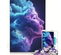 Rompecabezas de 1000 Piezas para Adultos: Retrato de Nubes de ensueño, Juego Imposible, Ideal para Pasar el Tiempo en casa Durante Las Vacaciones, Regalo para Amigos y Familiares 50x75cm