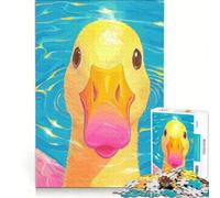 Rompecabezas de 1000 Piezas para Adultos: Retrato de un Patito, Juego Educativo, Entrena tu Cerebro y Tus Manos, Mejora el Amor Entre Parejas 38x52cm