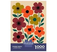 Rompecabezas De 1000 Piezas para Adultos Retro Floral Market Rompecabezas para Adultos Juegos De Relajación Desafío Difícil Regalo De Cumpleaños, Regalos, 70x50cm/1000pcs