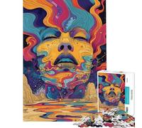 Rompecabezas de 1000 Piezas para Adultos Reverencia Cósmica Juego Interactivo de Rompecabezas Carrera de Velocidad Toda la Familia (tamaño 38x26cm)
