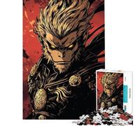 Rompecabezas de 1000 Piezas para Adultos Rey Mono Poder Juego Educativo Juguetes educativos Ideas para Regalos Corte de precisión (tamaño 38x52cm)