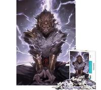 Rompecabezas de 1000 Piezas para Adultos Rey Mono Wukong Juego desafiante Juguetes relajantes Regalos para Mujeres Excelentes Regalos y Juguetes (tamaño 75x50cm)