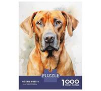 Rompecabezas De 1000 Piezas para Adultos Rhodesian Ridgeback Dog Rompecabezas para Adultos Juguetes Antiestrés Decoración Perfecta Cumpleaños Y Navidad 38x26cm/1000pcs