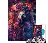 Rompecabezas de 1000 Piezas para Adultos Ritual del Águila Antigua Juegos Familiares Desafío Difícil Regalos para Amigos y Familiares (Tamaño 38x52cm)