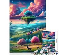 Rompecabezas de 1000 Piezas para Adultos Roaring Stags Journey Juguetes antiestrés Grandes Regalos y Juegos de relajación Cada Pieza es única Tamaño 50x75cm