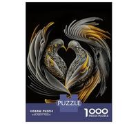 Rompecabezas De 1000 Piezas para Adultos Rock Dove Birds Loving Rompecabezas para Adultos Juguete Decoración De Pared Regalos para Mujeres Difícil Y Desafiante 70x50cm/1000pcs