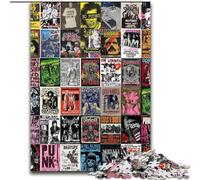 Rompecabezas de 1000 Piezas para Adultos Rock First de Madera,Ideal para diversión Familiar,relajaciónManualidad Familiar Divertida de 50x75cm, cumpleaños y festividades