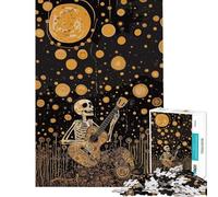 Rompecabezas de 1000 Piezas para Adultos Rock N Roll with The Stars - Juego de ingenio para Adultos - Una Obra de Arte para cumpleaños y Navidad (Tamaño 38x26cm)