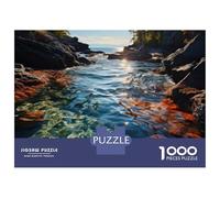 Rompecabezas De 1000 Piezas para Adultos Rocky Coastal Pathway Rompecabezas para Adultos Juguetes Antiestrés Pero Divertido Y Humorístico 52x38cm/1000pcs