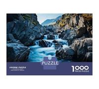 Rompecabezas De 1000 Piezas para Adultos Rocky Mountain Stream Rompecabezas para Adolescentes Juego Práctico Desafío Difícil Regalo De Cumpleaños, Regalos, 38x26cm/1000pcs