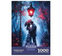 Rompecabezas De 1000 Piezas para Adultos Romantic Couple Under Streetlight Rompecabezas para Adultos Juego De Ingenio Desafío Difícil Desafiante De Completar 70x50cm/1000pcs