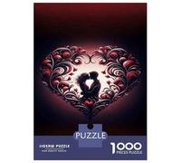 Rompecabezas De 1000 Piezas para Adultos Romantic Love Heart Poster Rompecabezas para Adultos Juego Familiar Decoración De Pared Oferta como Regalos para Toda La Familia 52x38cm/1000pcs