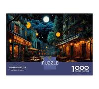 Rompecabezas De 1000 Piezas para Adultos Romantic Parisian Night Scene Rompecabezas para Adultos Juegos Relajantes Difícil Oferta Difícil como Regalo para Toda La Familia 70x50cm/1000pcs