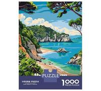 Rompecabezas De 1000 Piezas para Adultos Rompecabezas ABEL Tasman National Park Rompecabezas para Adultos Juego Familiar Alivia El Estrés Juego Desafiante Regalos 52x38cm/1000pcs