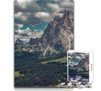 Rompecabezas de 1000 Piezas para Adultos, Rompecabezas Alpe Di Siusi, Juguete, Juego Intelectual, Divertido y Divertido, Regalo de cumpleaños, tamaño 38x26cm