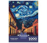 Rompecabezas De 1000 Piezas para Adultos Rompecabezas Antigua Guatemala Street Art Rompecabezas para Adultos Juguetes Antiestrés Mejora La Memoria Diversión En Casa Actividades, 38x26cm/1000pcs