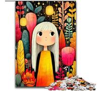Rompecabezas de 1000 Piezas para Adultos Rompecabezas Art Girl de 1000 Piezas Juego Interactivo Familiar, Apto para Mayores de 14 años (tamaño: 50x75cm)