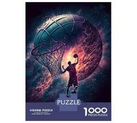 Rompecabezas De 1000 Piezas para Adultos Rompecabezas Basketball Sport Rompecabezas para Adultos Juego Familiar Arte De Pared Actividades Divertidas En Casa 38x26cm/1000pcs