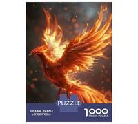 Rompecabezas De 1000 Piezas para Adultos Rompecabezas Bird Phoenix Fantasy Fire Rompecabezas para Adultos Juegos Divertidos Desafío Difícil Cumpleaños 38x26cm/1000pcs