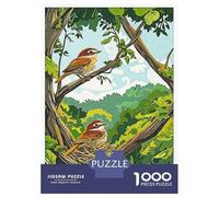 Rompecabezas De 1000 Piezas para Adultos Rompecabezas Birds in A Tree Rompecabezas Juegos Relajantes Ensamblaje De Patrones Diversión En Casa Actividades, 70x50cm/1000pcs